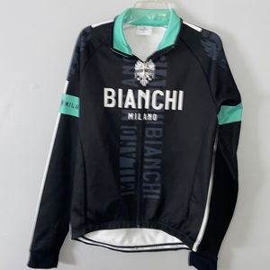 Bianchi Milano sz XL Eddardo Gianchi Long Sleeve Full Zip Jersey